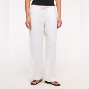 Abercrombie & Fitch Linen-Blend Pull-On Pant Size XXSS